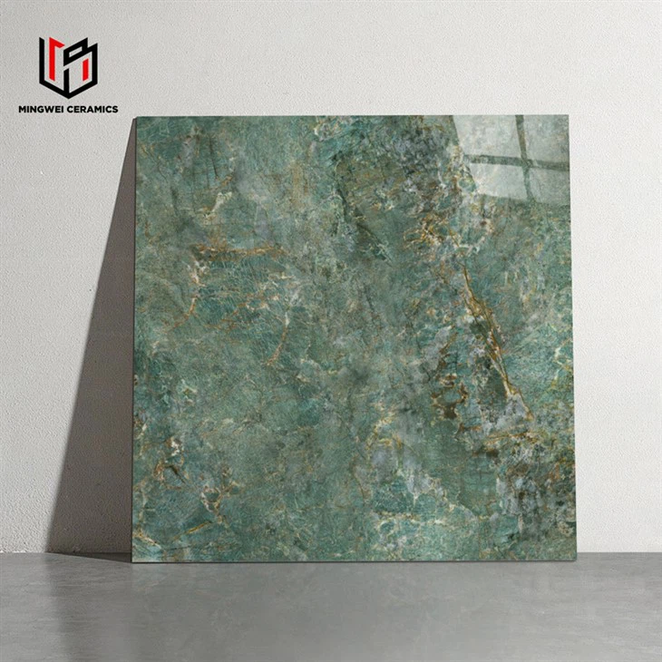 Glazētas gloses viesistabas porcelāna flīzes